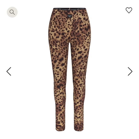 SKIMS Other - DOLCE&GABBANA X SKIMS Cotton Rib Leggings